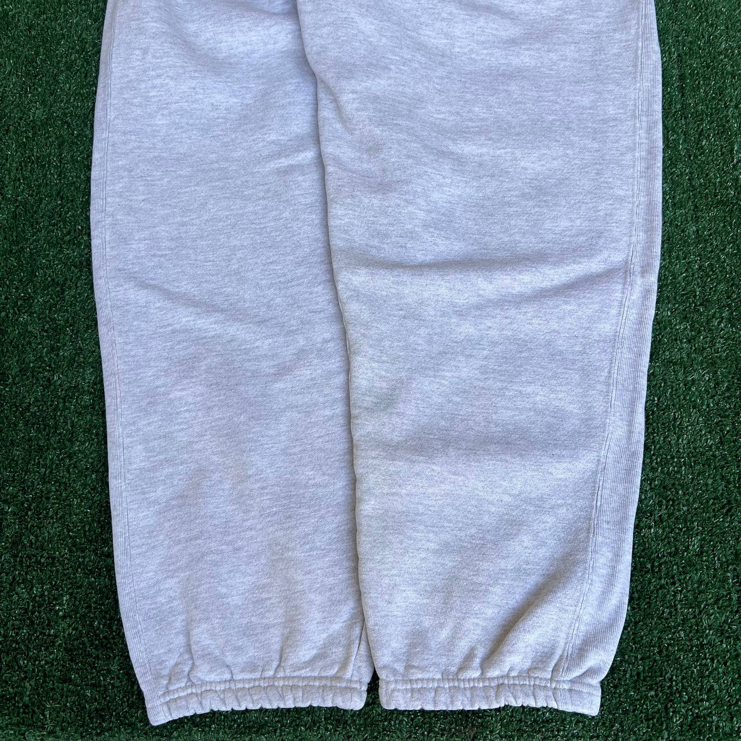 Vintage 90s Y2K Champion Reverse Weave Blank Gray Jogger Sweatpants - XL 26x28.5"