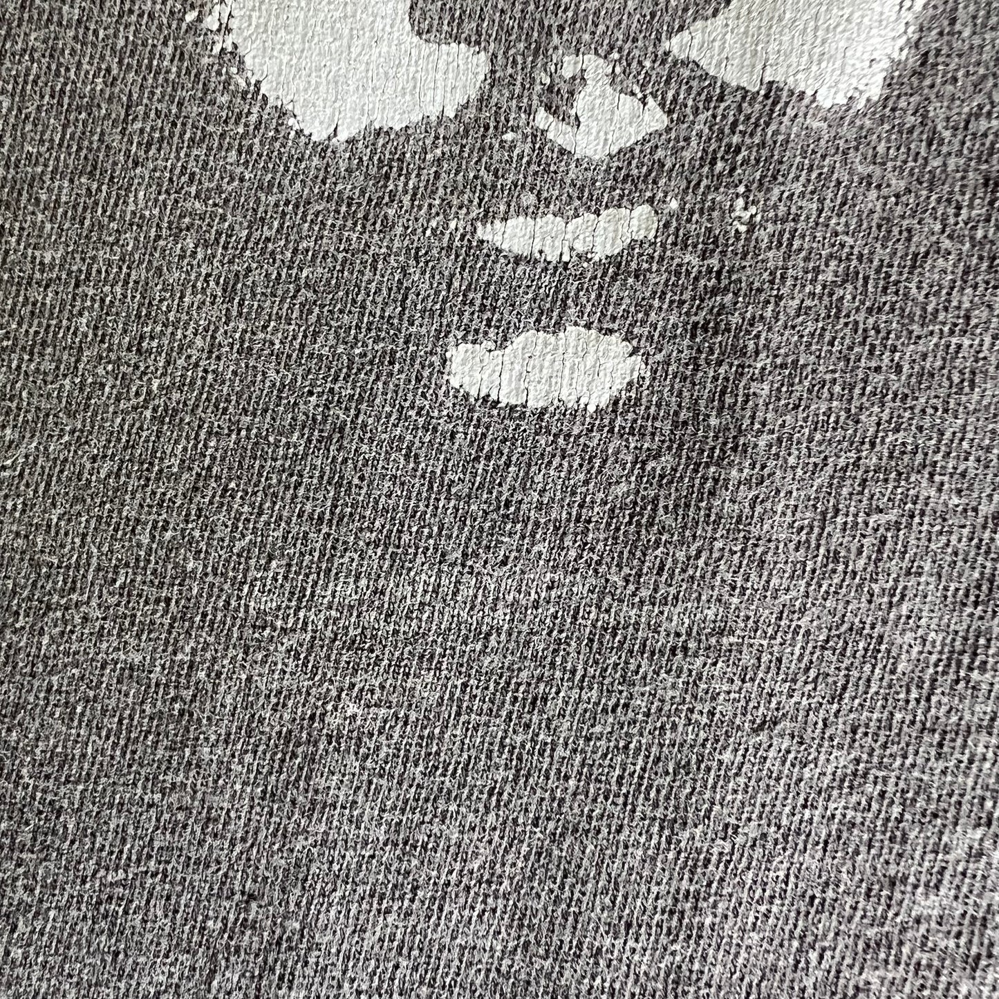 1991-1992 Metallica Band Faces Black Album Concert Tour Faded Black Smokey Gray T-Shirt - Large