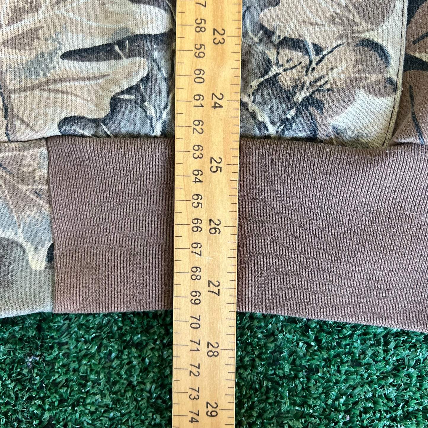 90s Cabela's Realtree Camouflage Full Zip Hoodie USA Made - Large  23x27"