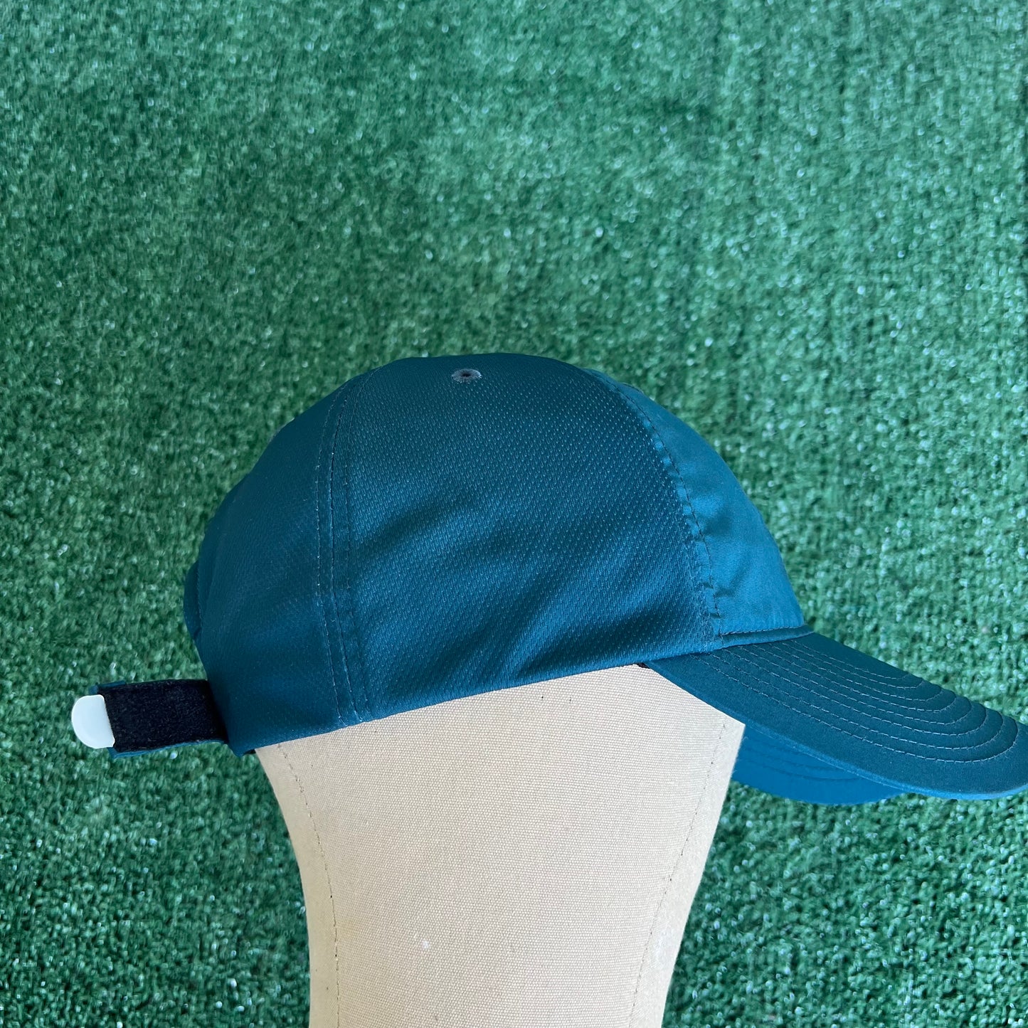 Y2K Nike Dark Teal Dri-Fit Running Performance Strapback Hat