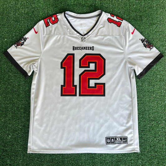 Nike NFL Tampa Bay Buccaneers Gray Dri-Fit Football Jersey - XL