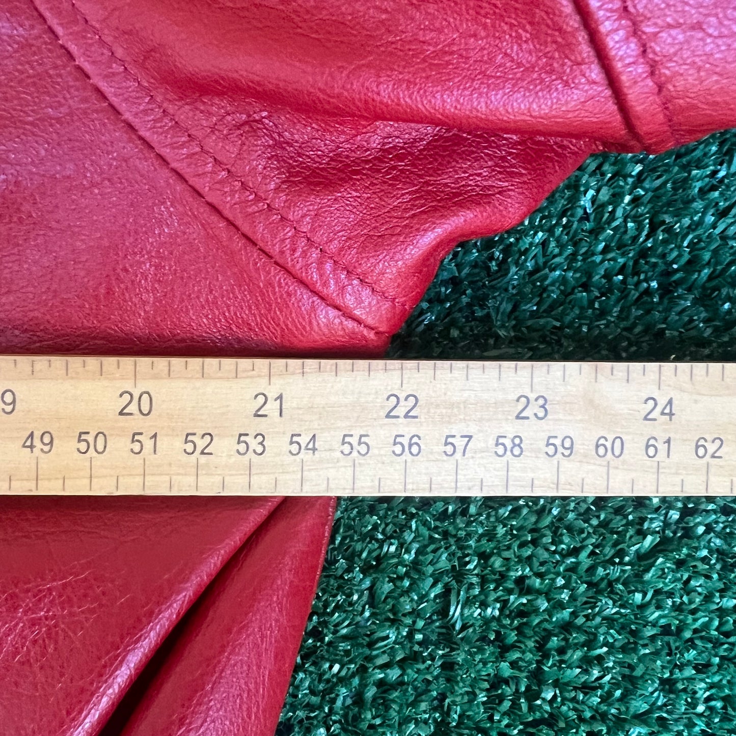 Vintage 80s Men's G-III G3 Michael Jackson Red Leather Bomber Jacket Medium