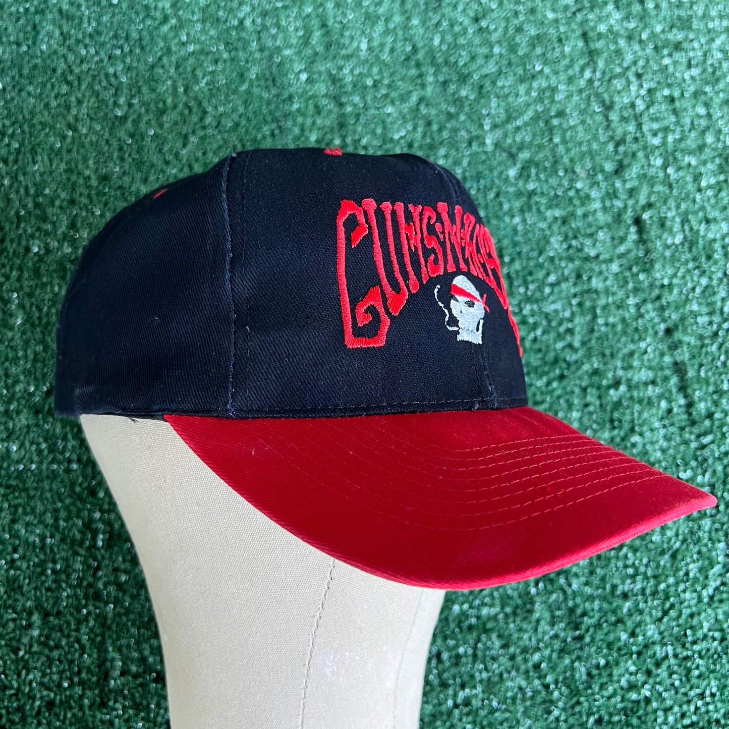 90s Guns N' Roses Hard Rock Band Black Snapback Hat