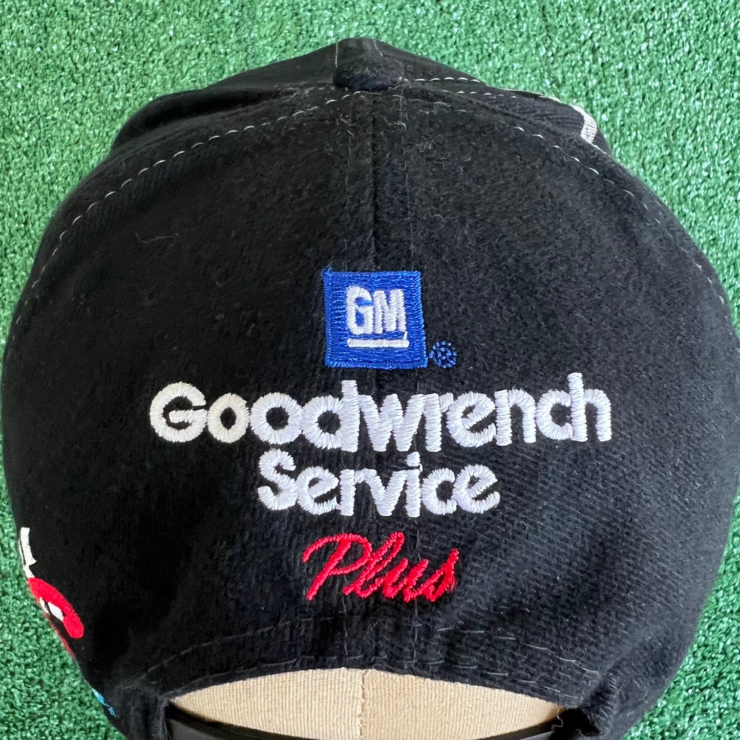 90s Chase Authentics Nascar Dale Earnhardt Sr. Big Logo #3 Black Snapback Hat