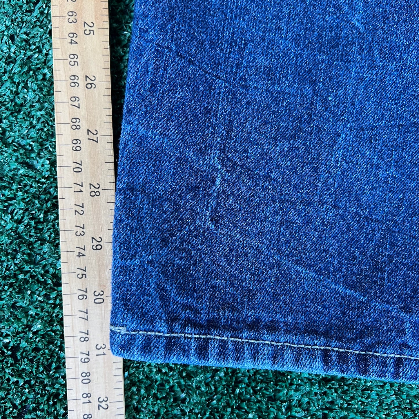 Y2K Makaveli Tupac Baggy Straight Carpenter Jeans - 37x31" 18.5" Openings
