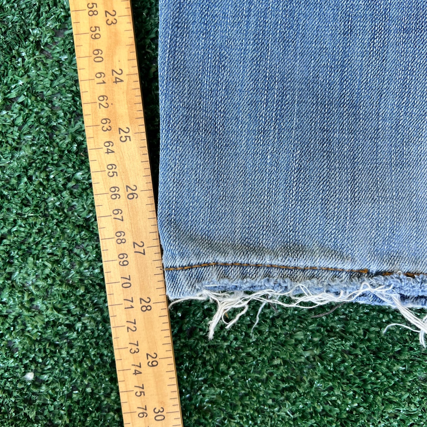 VTG Y2K Men's Rocawear Wide-Leg Baggy Blue Jeans 42x28" 22" Opens JNCO Style