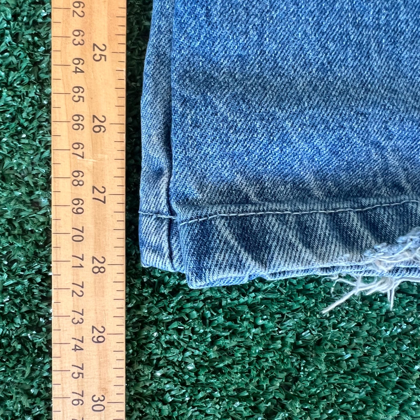 90s SouthPole Baggy Straight Skate Carpenter Embroidered Blue Jeans - 29x28.5"