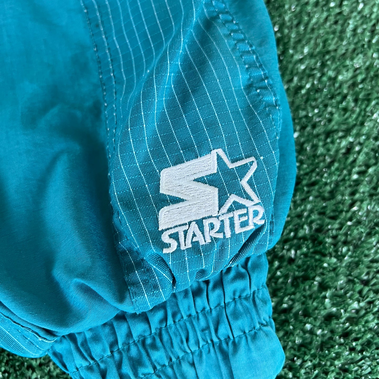 90s Starter NFL Miami Dolphins Teal Puffer Coat - XL