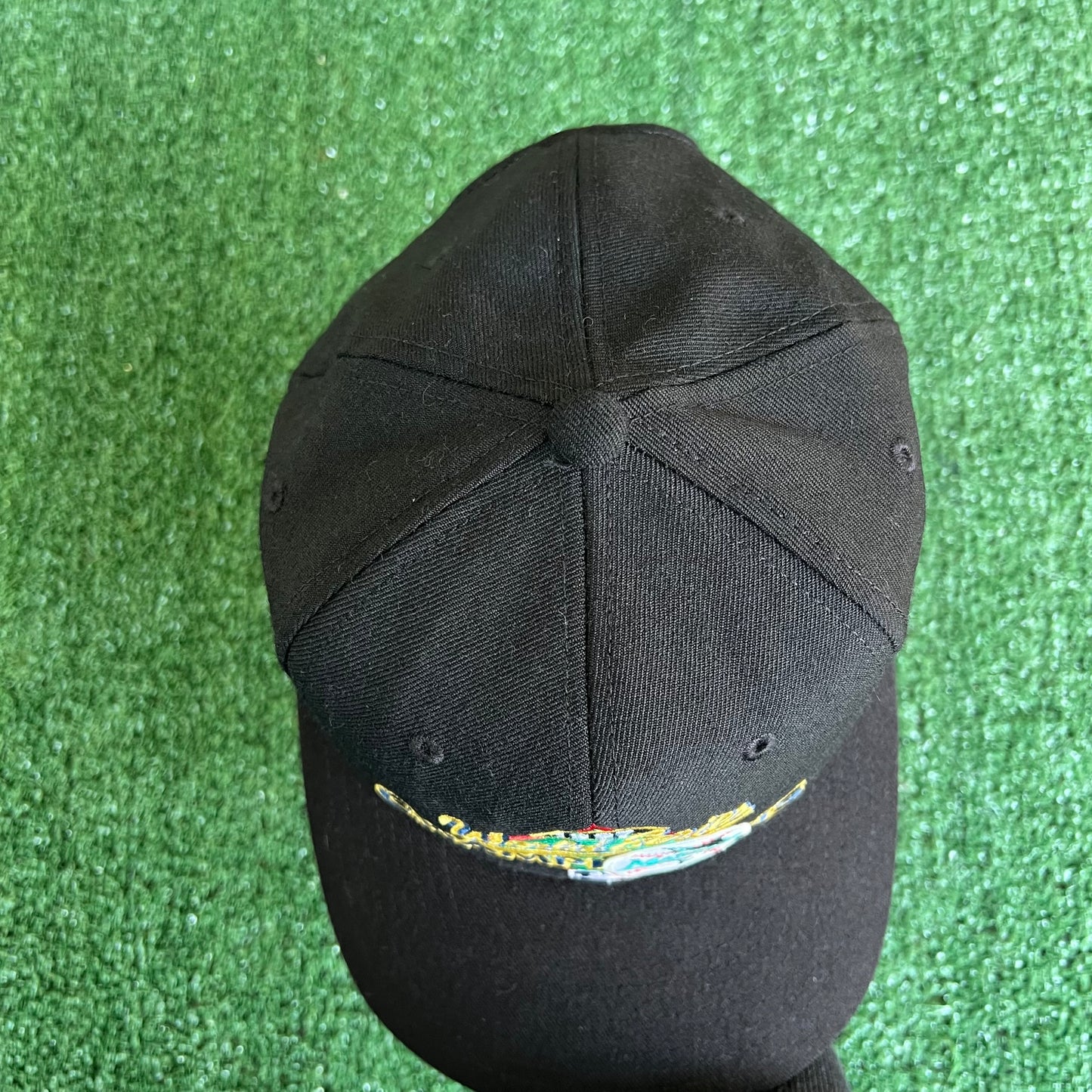 1997 New Era MLB Florida Marlins World Series Champions Black Snapback Hat