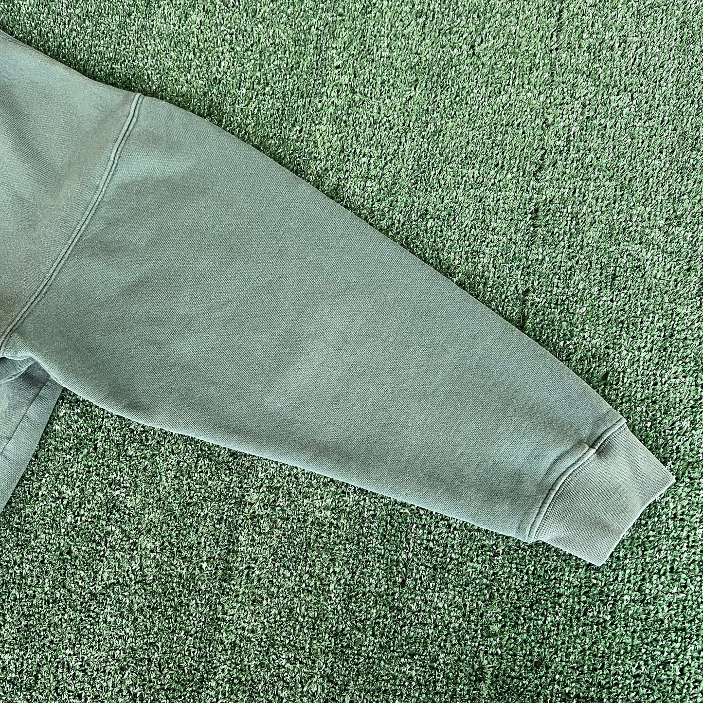 90s GAP Athletic Sweats Forest Green Blank Boxy Hoodie - Large