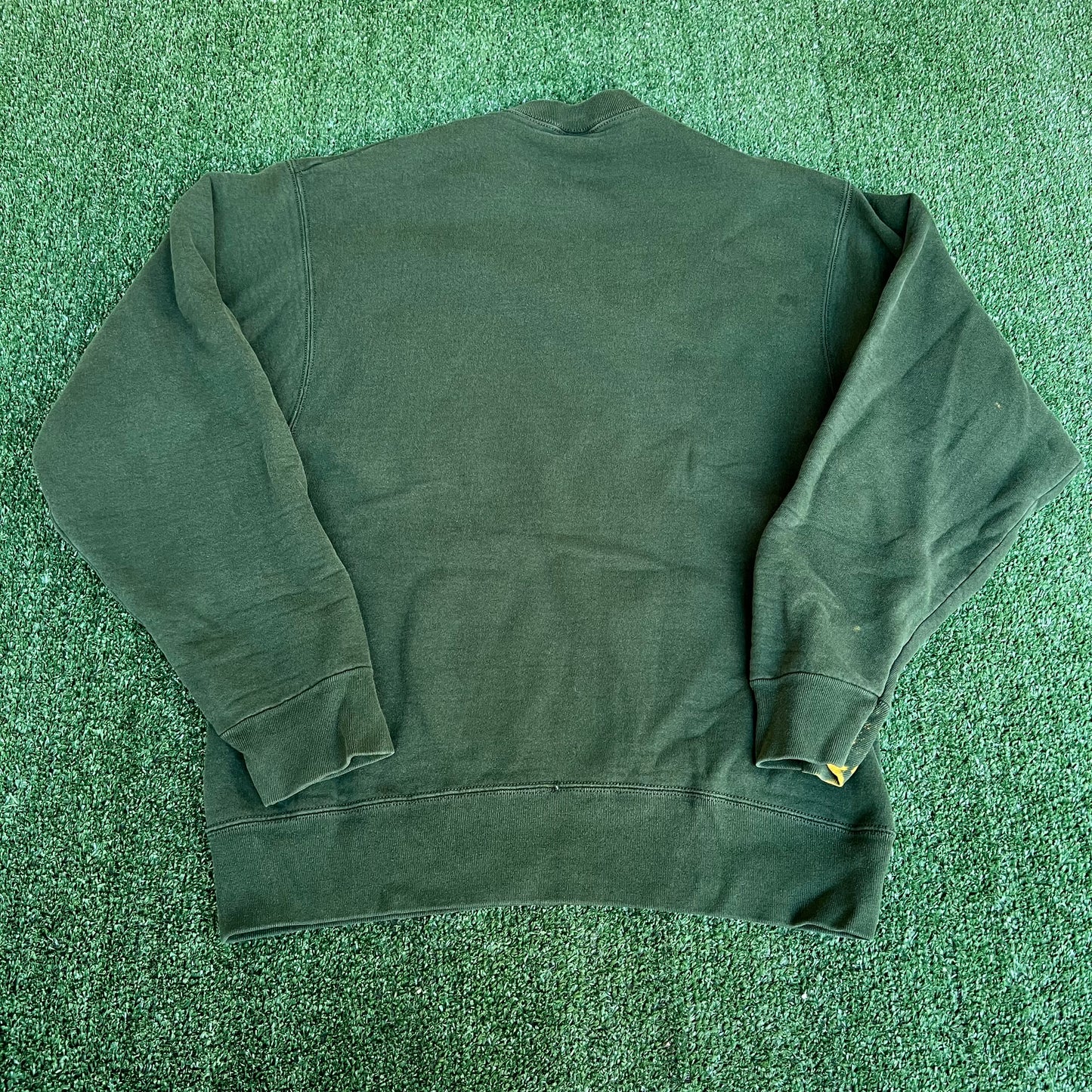 VTG 90s Men's NFL Green Bay Packers Brett Farve MVP Distressed Sweatshirt - Large