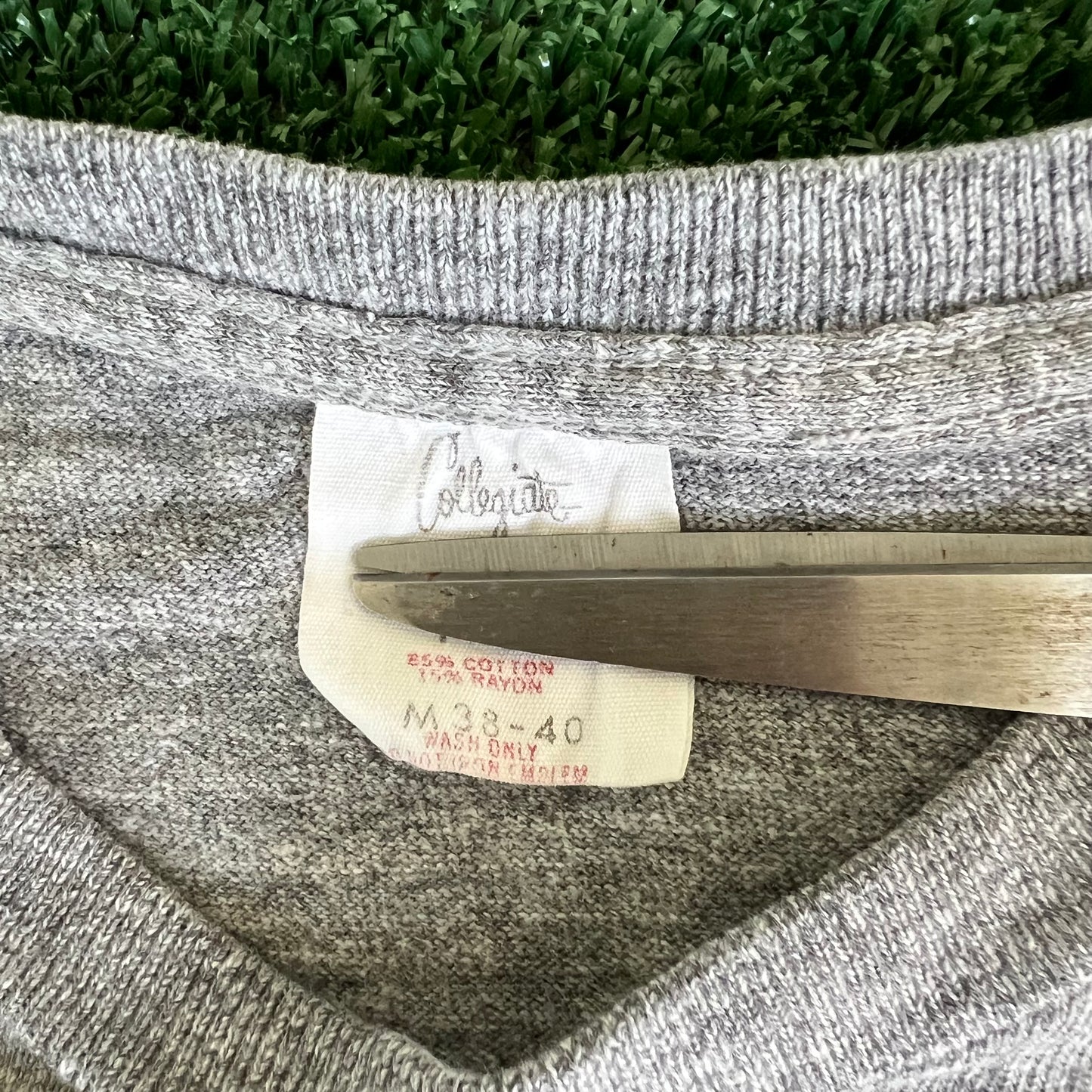 70s Collegiate Pacificgray Westark College Gray T-Shirt Medium 19.5x22"