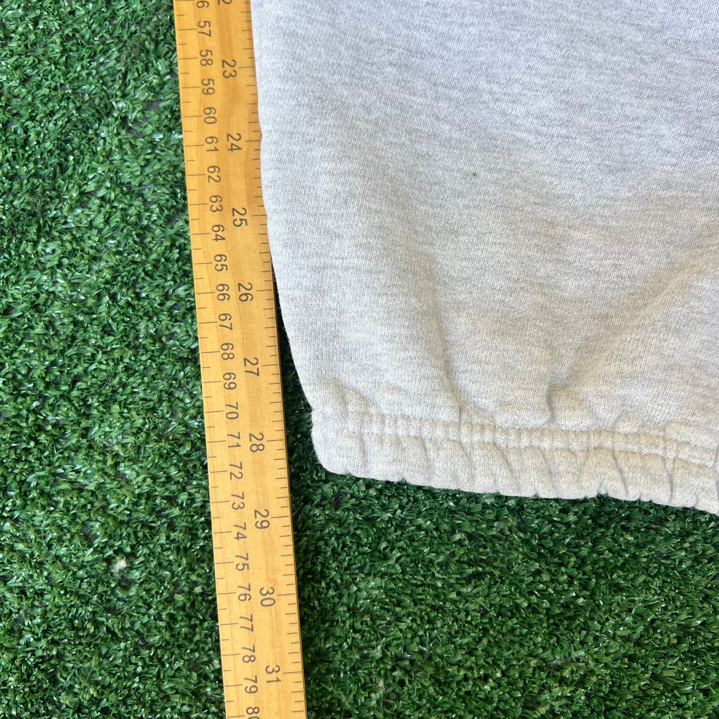 Vintage 90s Y2K Champion Reverse Weave Blank Gray Jogger Sweatpants - XL 26x28.5"