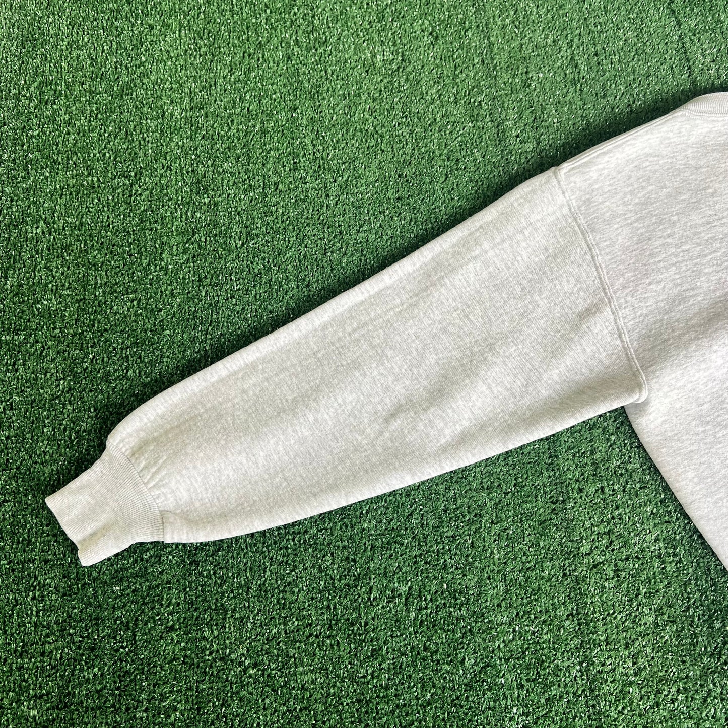 90s Russell Athletic Blank Gray Sweatshirt - Small