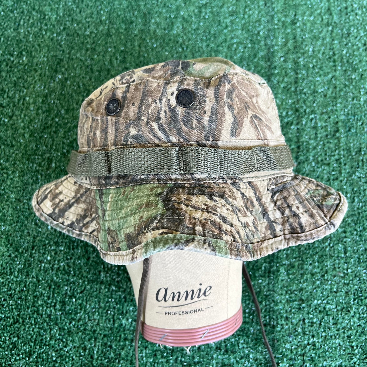 Y2K Military Broner Type 2 Jungle Realtree Camouflage Bucket Hat - 7 1/2