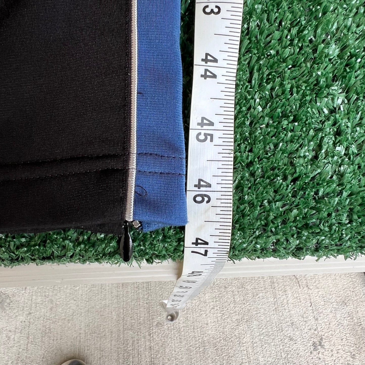 Vintage Y2K Men's Adidas Black Blue Baggy Track Pants - XL 35x32.5" 19" Openings