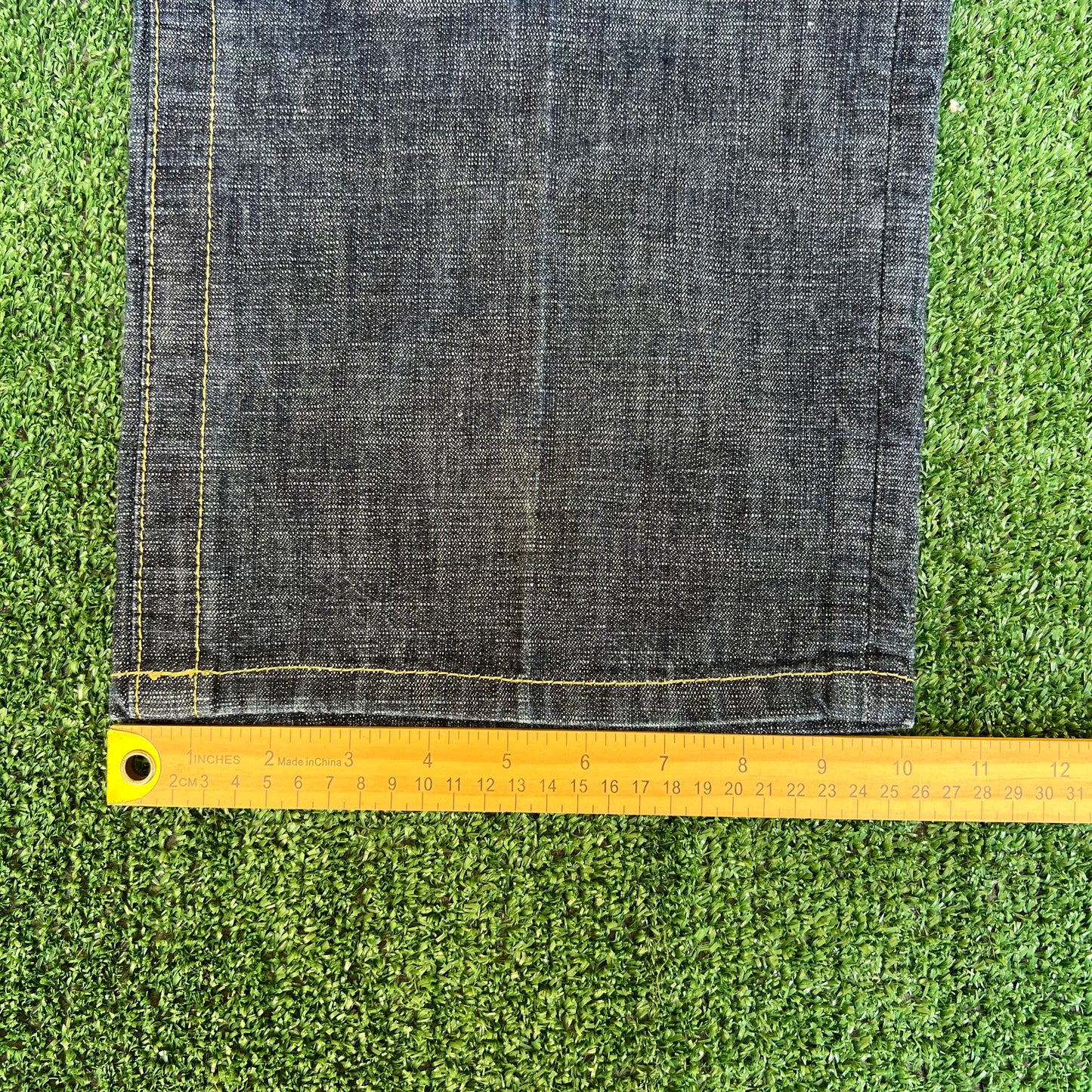 VTG Y2K Men's Parish Wide-Leg Indigo Blue Jeans 40x31" 20" Opens Southpole Style