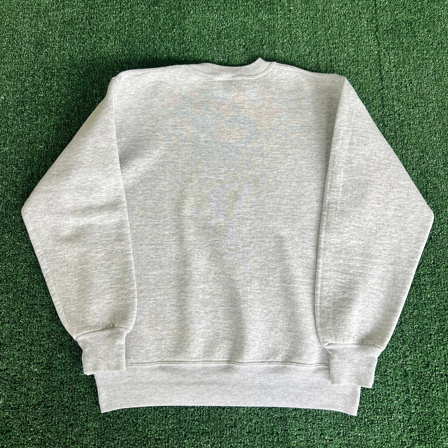 90s Russell Athletic Blank Gray Sweatshirt - Small