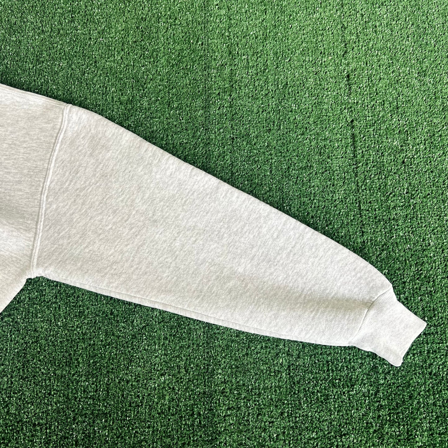 90s Russell Athletic Blank Gray Sweatshirt - Small