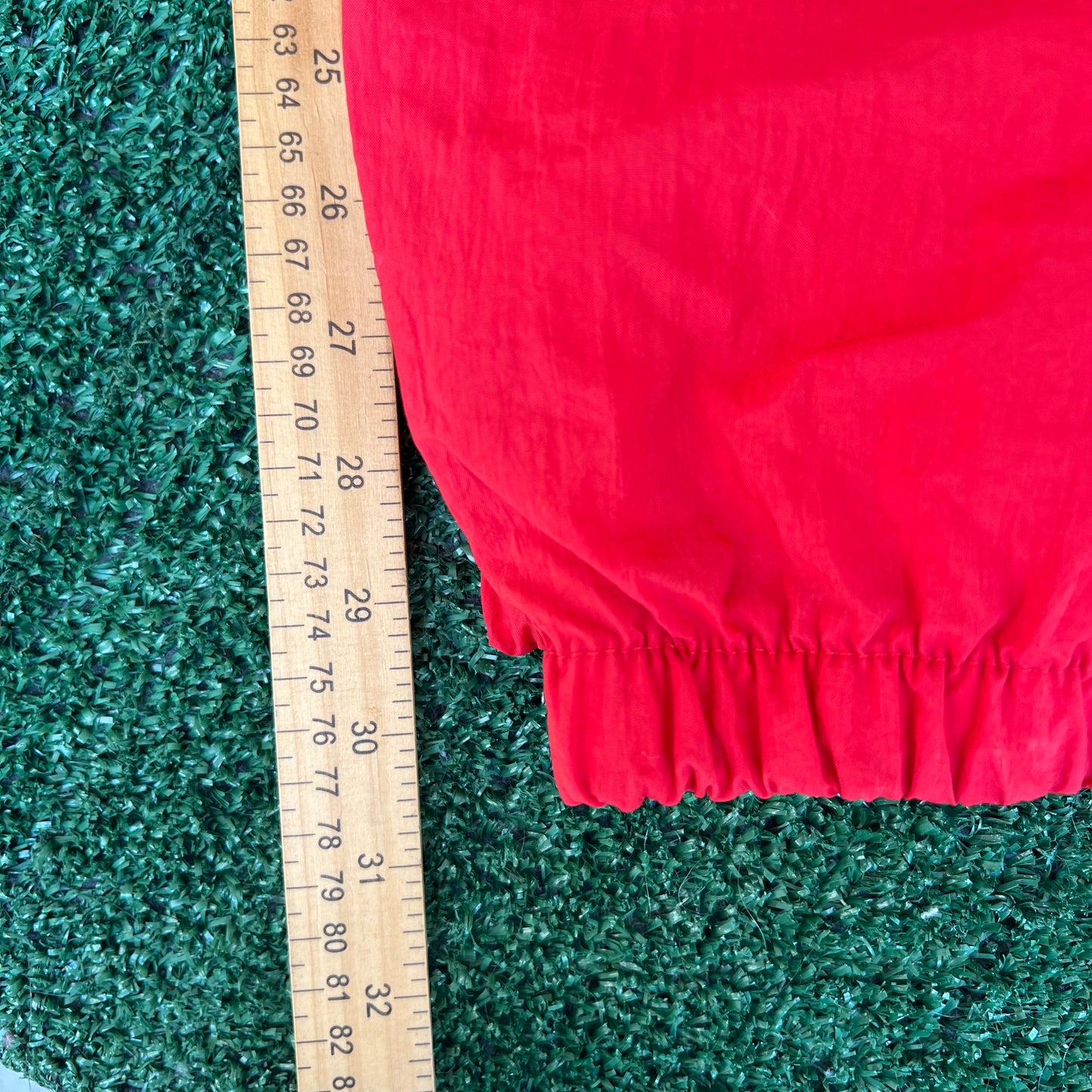 Vintage 90s Men's Adidas Tapered Leg Logo Red White Track Pants Small 32x31"