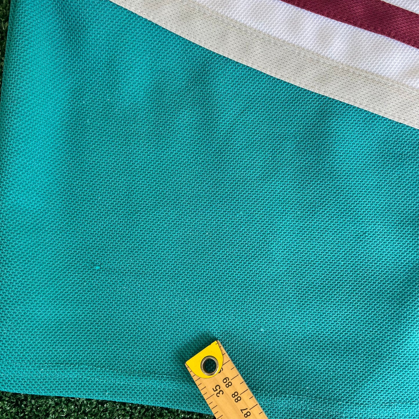 90s Mighty Ducks Movie Promo Charlie Conway Flight Strap White Hockey Jersey - XL