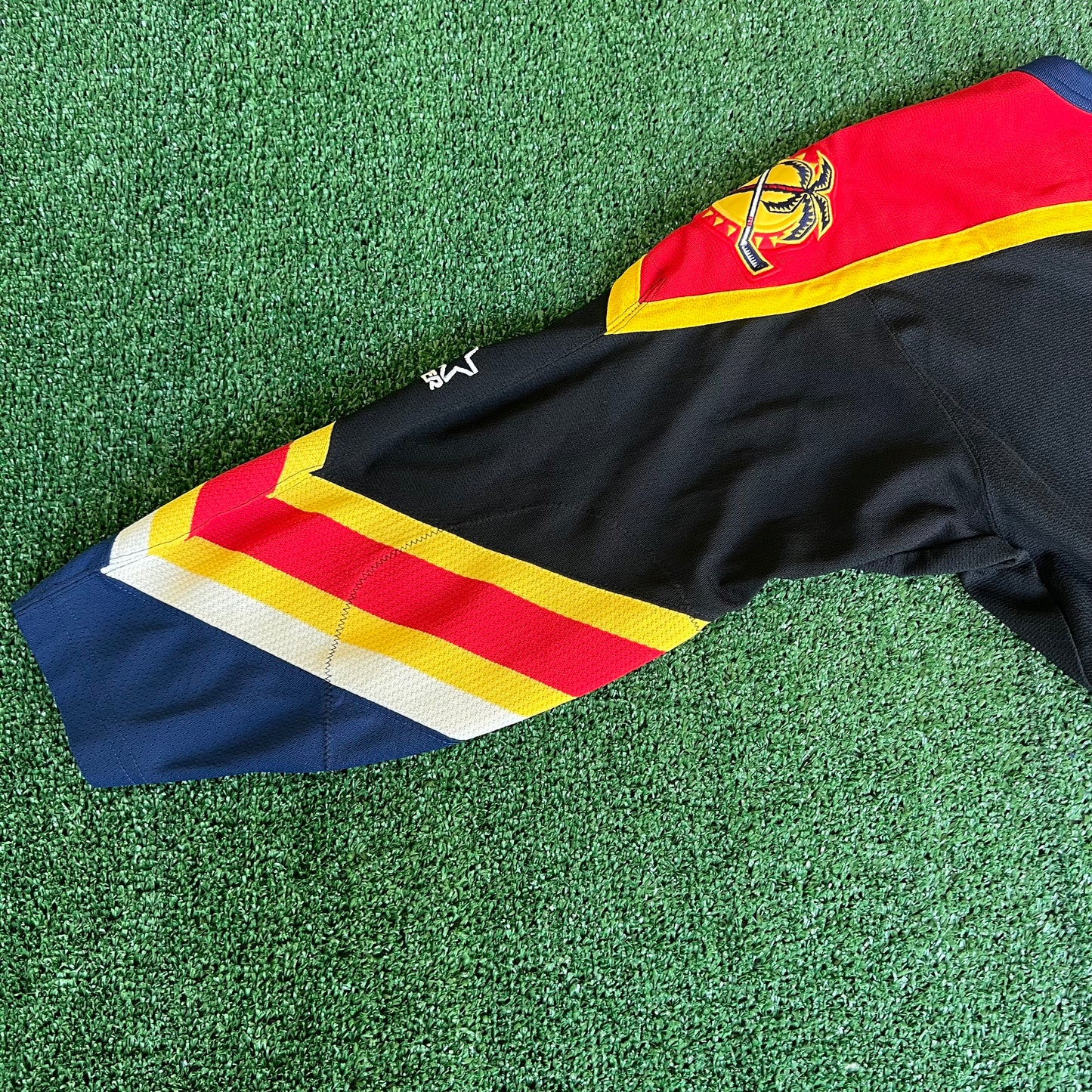 90s Starter NHL Florida Panthers Black Hockey Jersey - Medium