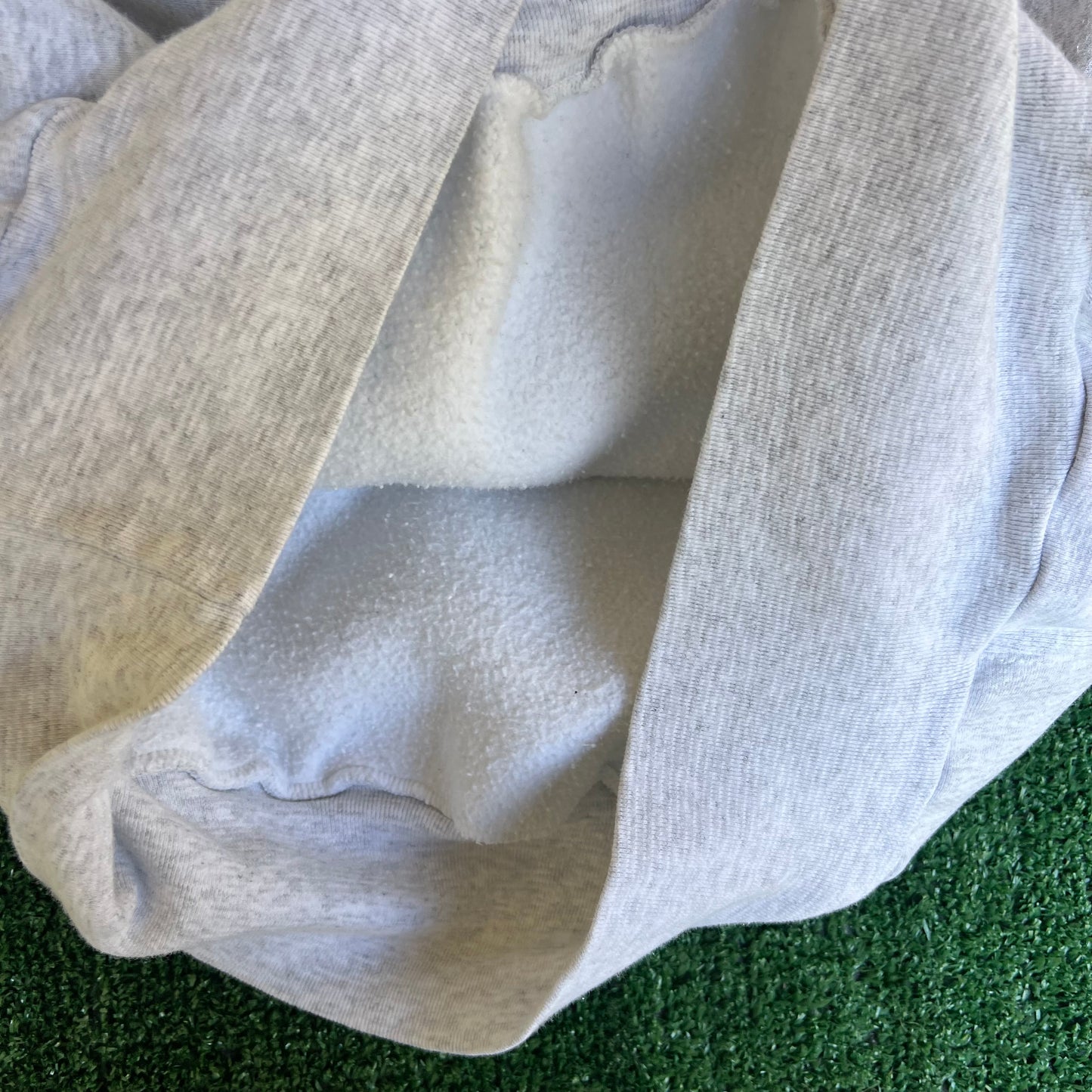 Vintage 80s Men's Snow Creek Blank Light Gray Reverse Weave Hoodie - XL 26x28" USA
