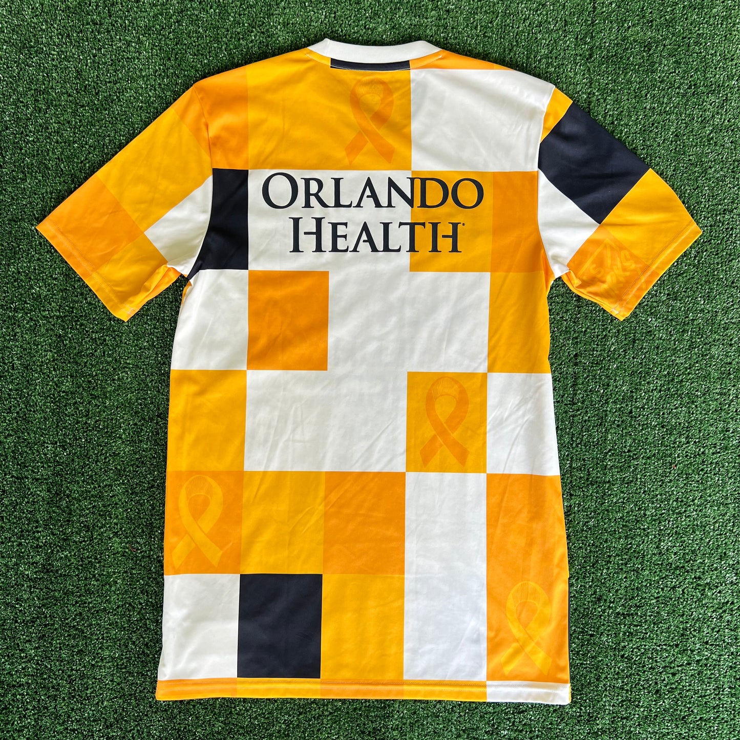 2022 MLS Olando City SC Kick Childhood Cancer Yellow Soccer Jersey - Small