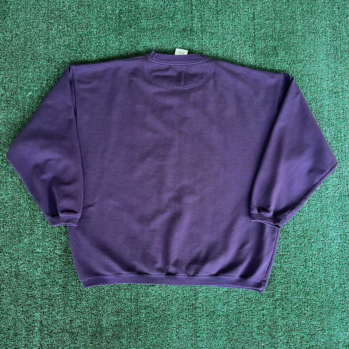 Y2K Cadre Athletic NFL Minnesota Vikings Waffle Knit Thin Sweatshirt - XL
