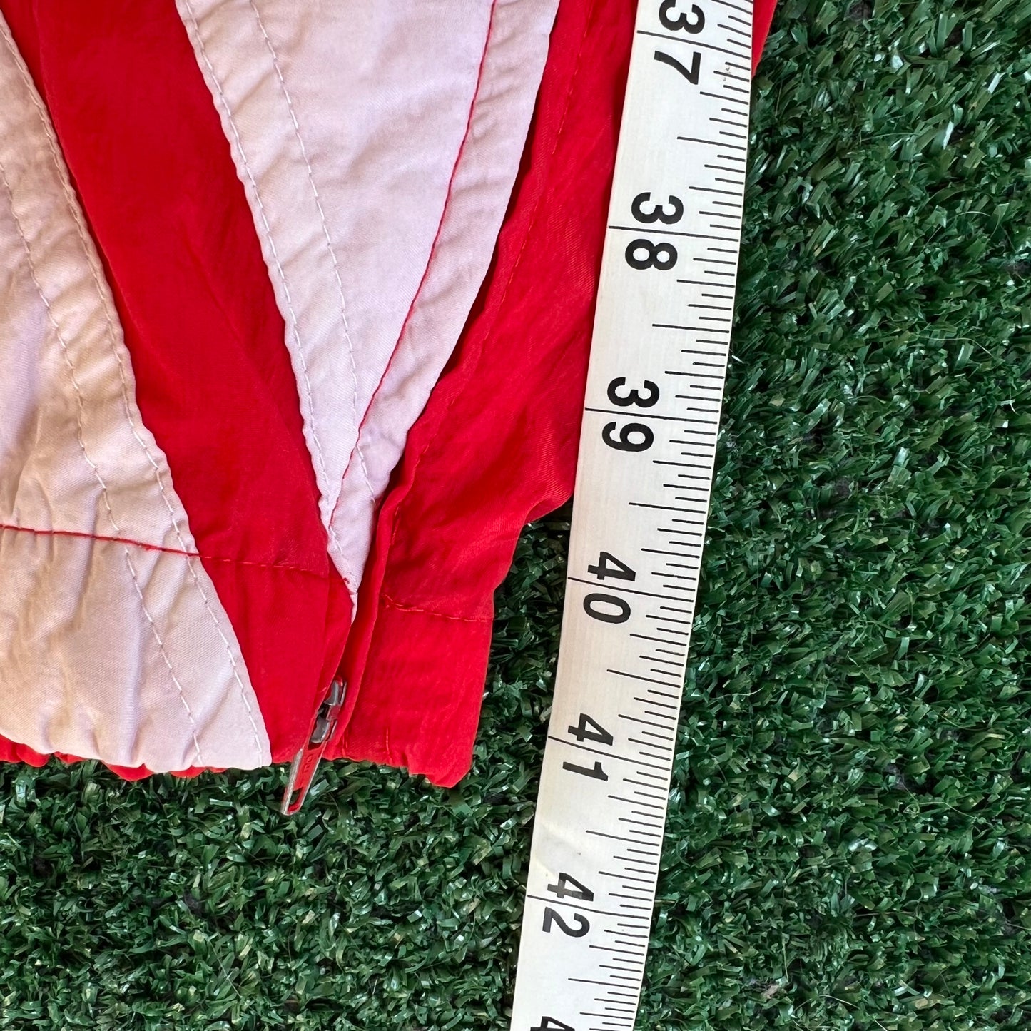 Vintage 90s Men's Adidas Tapered Leg Logo Red White Track Pants Small 32x31"