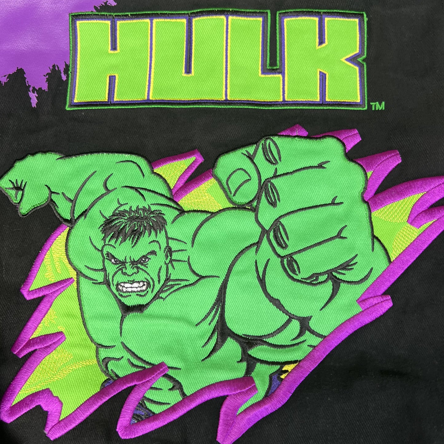 NWT VTG JH Design Hulk Jacket Youth 2XL – Black Men’s S Crop Boxy Racing Marvel