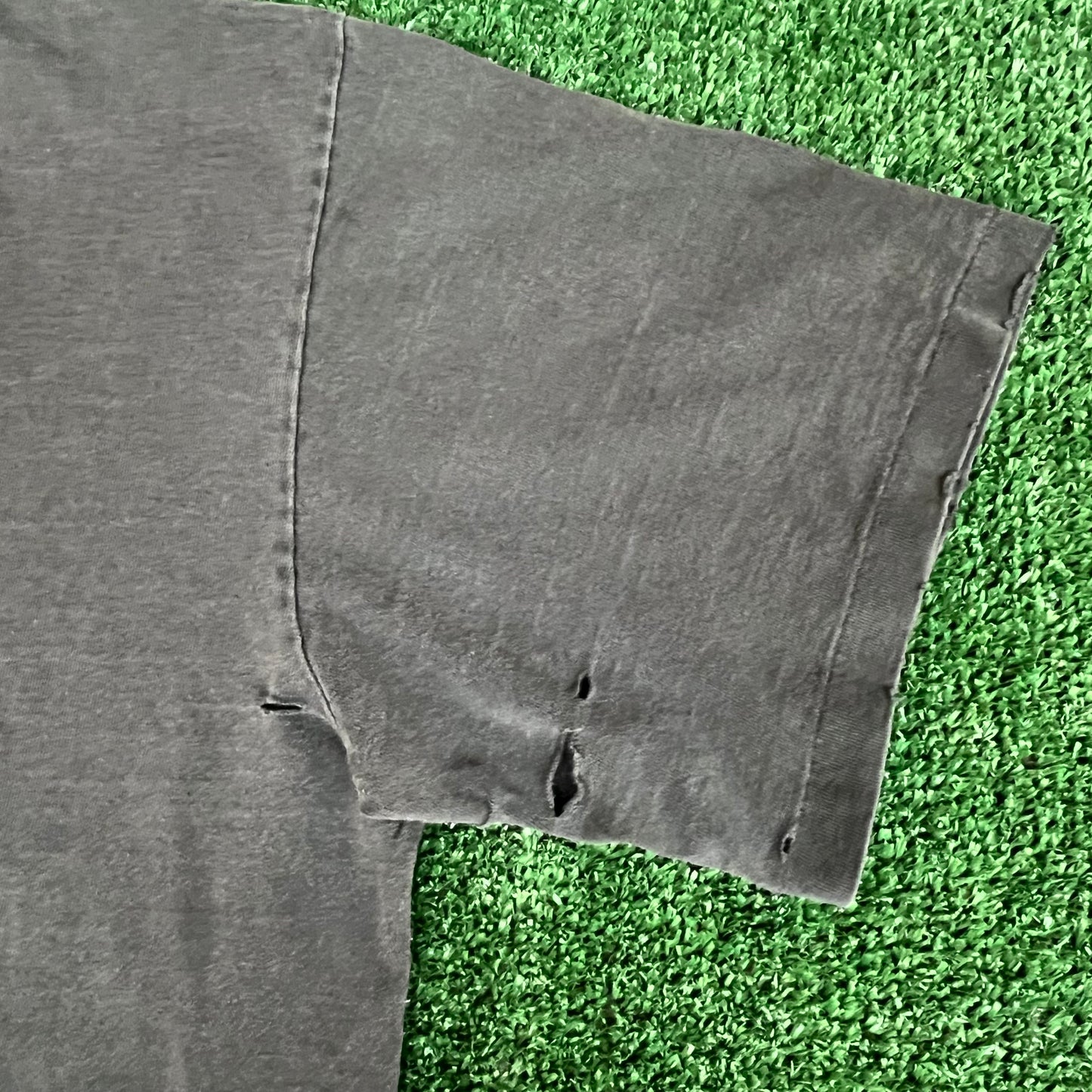 VTG 90s Men's Scarface Smokey Faded Black Single Stitch Distressed T-Shirt Large