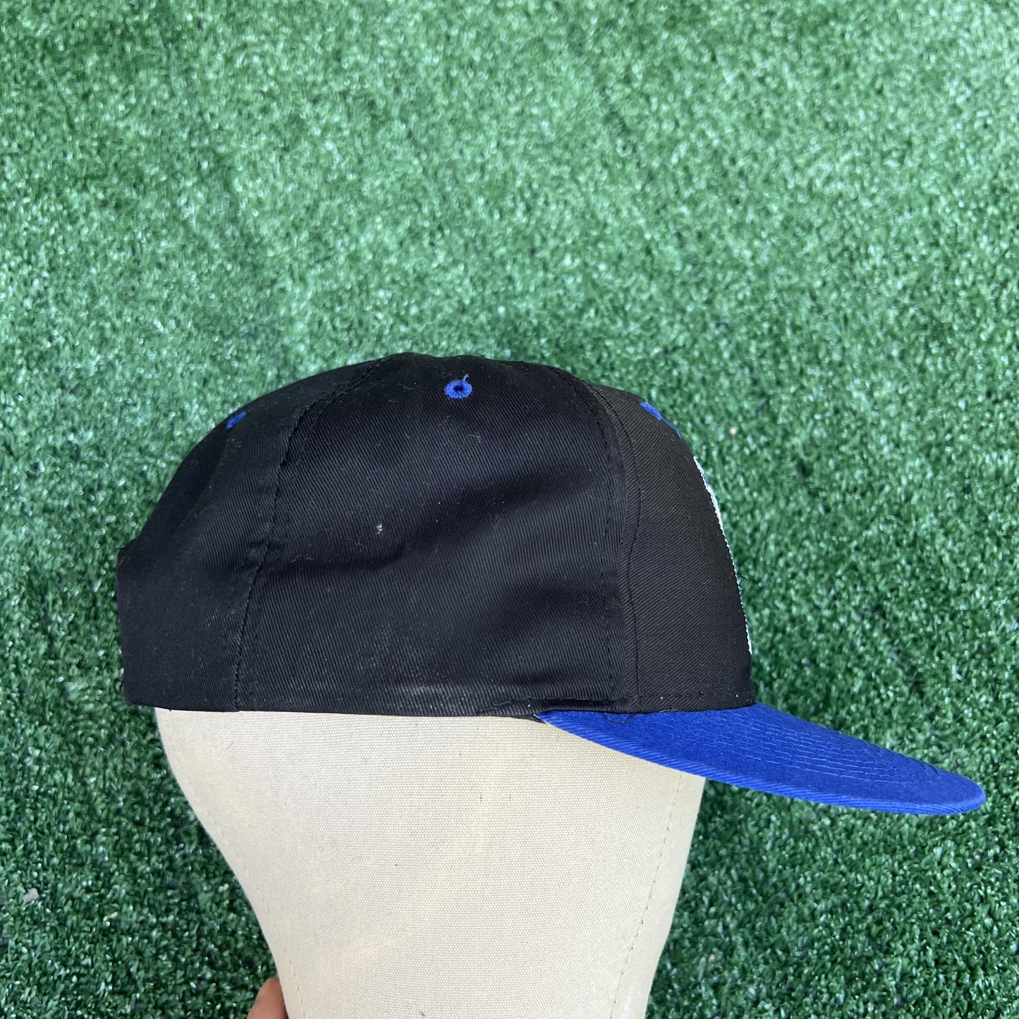Vintage Tampa Bay Lightning Snapback Hat – Logo 7 Black NHL 90s Hockey Cap