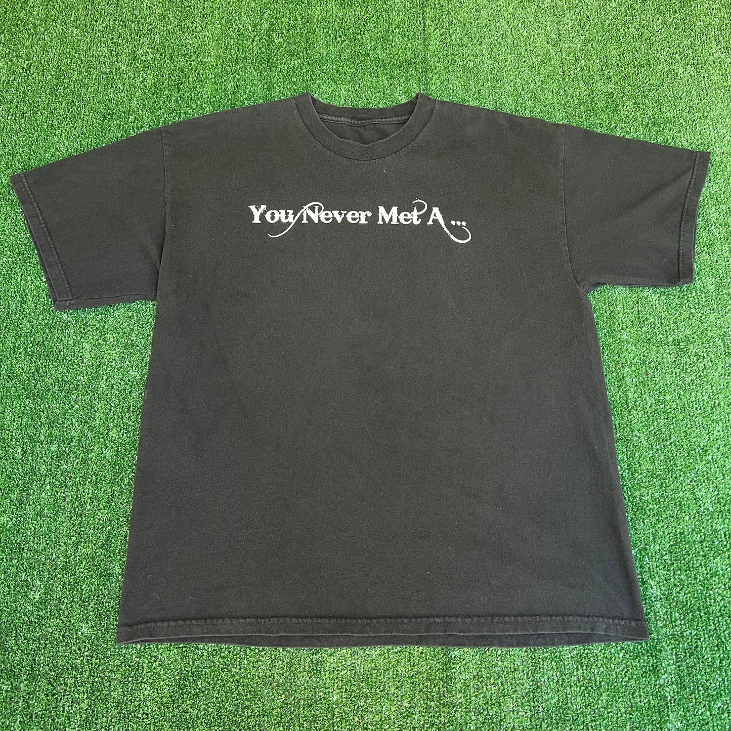 VTG 90s Men's Kid Rock American Badass Shirt MF Quite Like Me Black T-Shirt XL