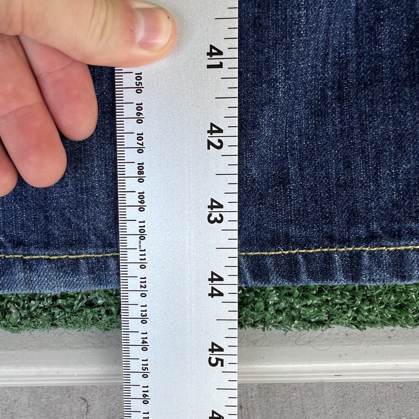 VTG Y2K Men Marithe Francois Girbaud MFG Indigo Blue Carpenter Baggy Jeans 36x30