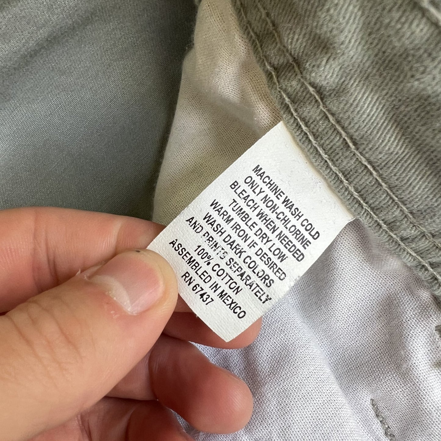 Vintage Y2K Men's Old College Inn OCI Wide-Leg Baggy Carpenter Gray Pants 36x30