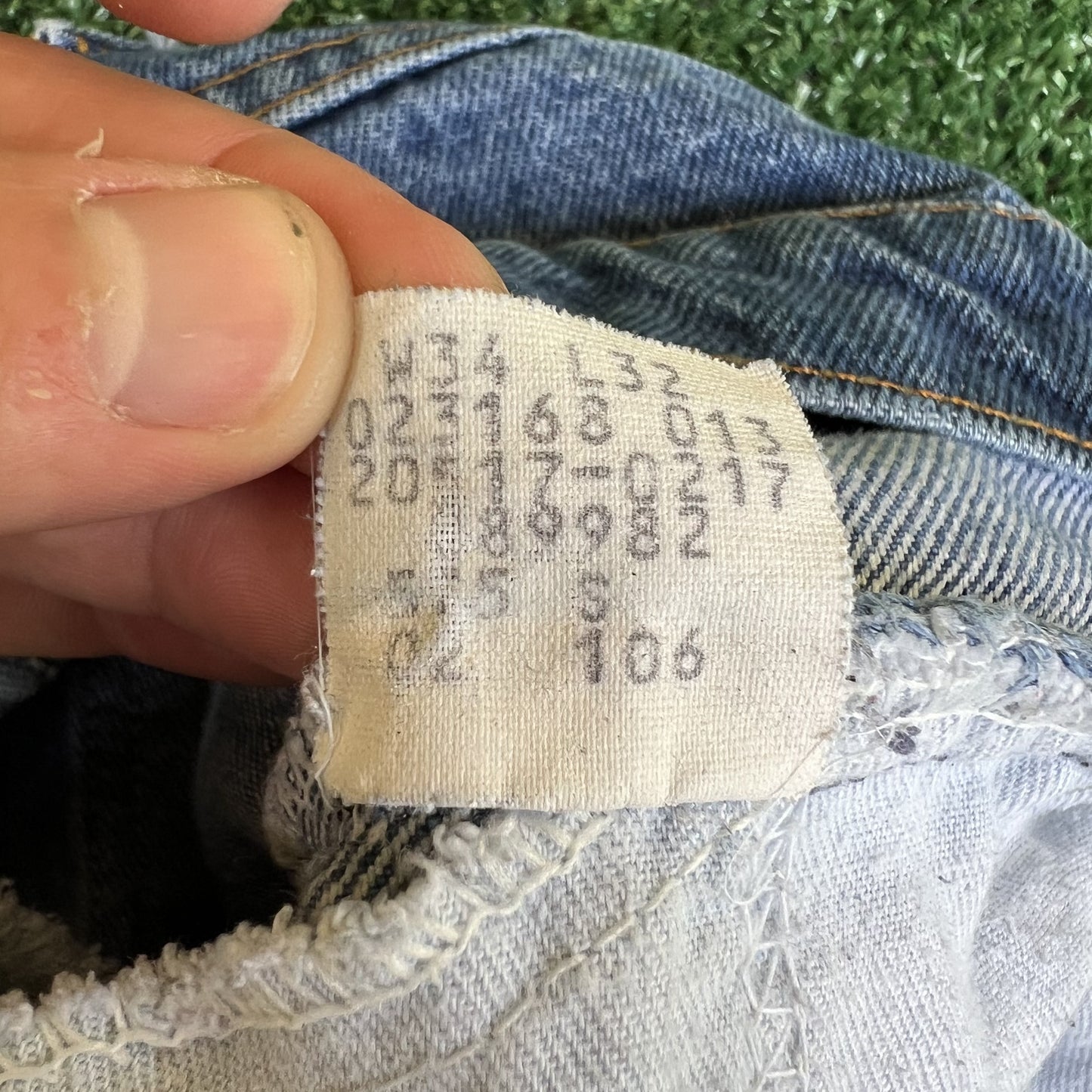 Vintage 80s Men's Levi's Orange Tab Bootcut Flared 20517-0217 34x32 USA Made