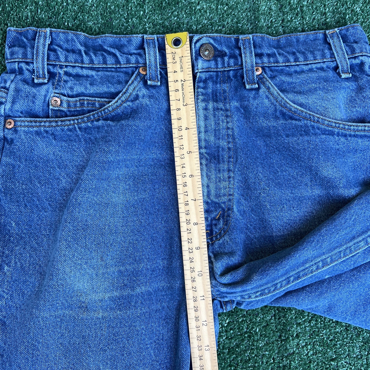 Vintage 80s Men's Levi's Orange Tab Bootcut Flared 20517-0217 34x32 USA Made