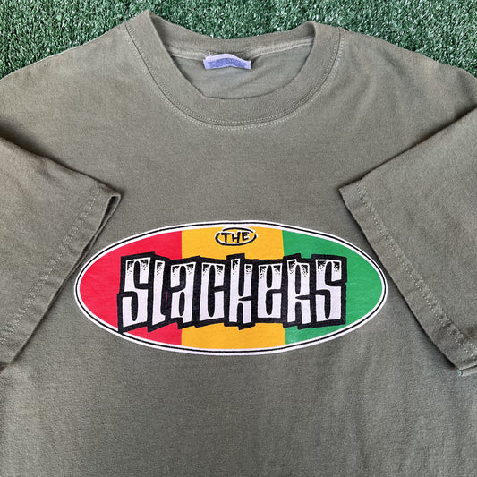 VTG Y2K Men's The Slackers Ska Rocksteady Reggae NYC Band Music T-Shirt Medium